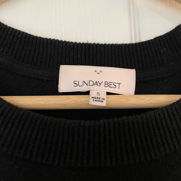 Aritzia Sunday Best Flare skater sweater dress - Picture 4 of 5